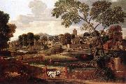 POUSSIN, Nicolas Landscape with the Funeral of Phocion af USA oil painting reproduction